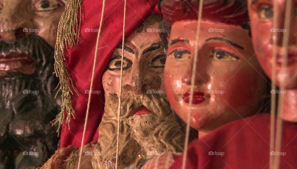 Pupi siciliani. Museo Pitrè, Palermo