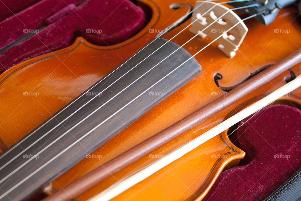 Violin close up

