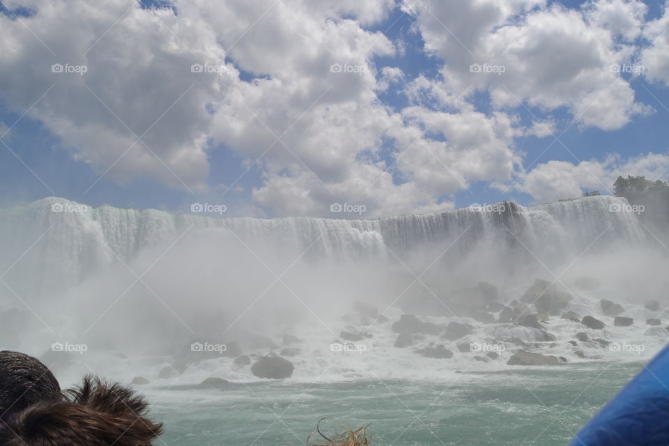 Niagara Falls misty 