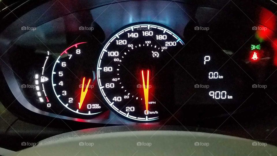 Dashboard Speedometer Odometer