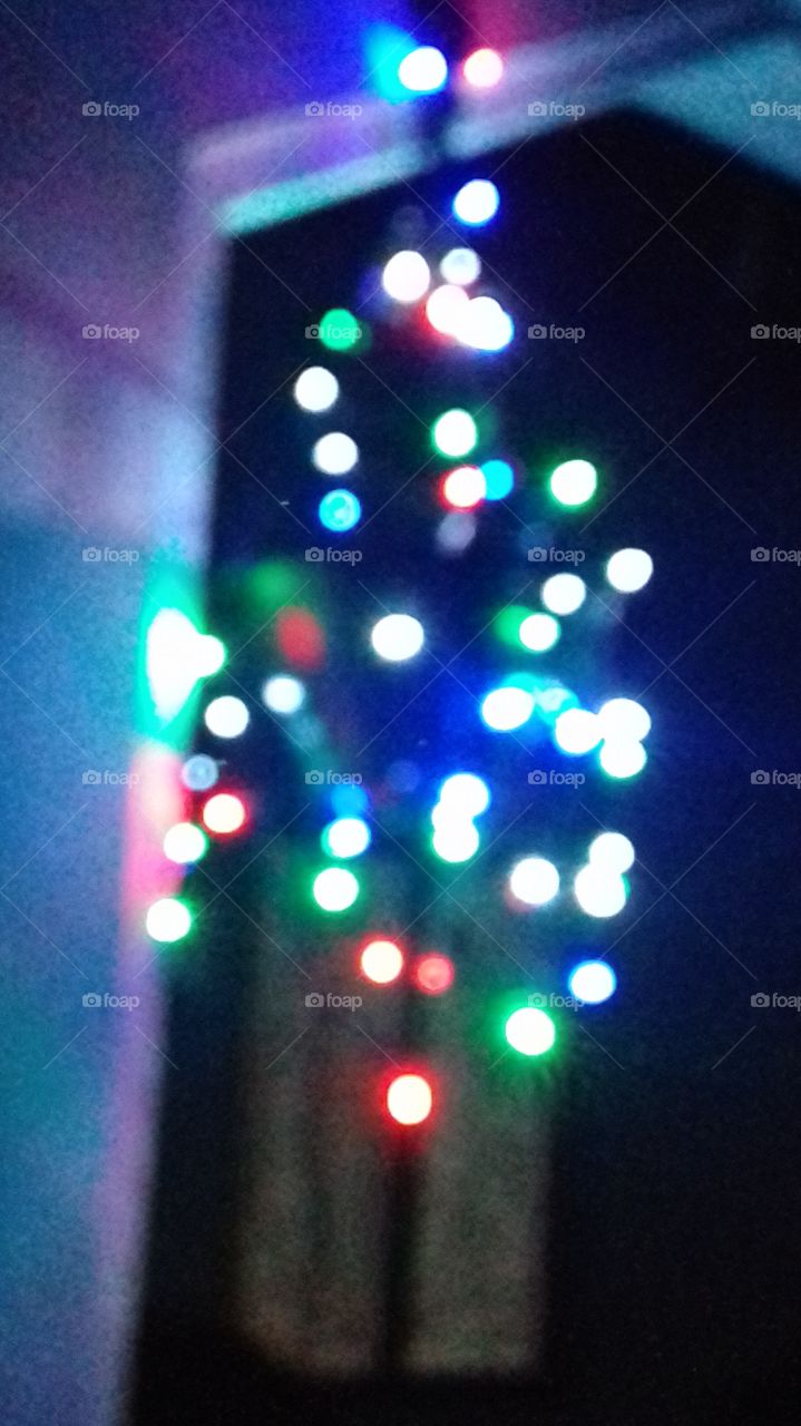 Blur, Christmas, Illuminated, Abstract, Insubstantial