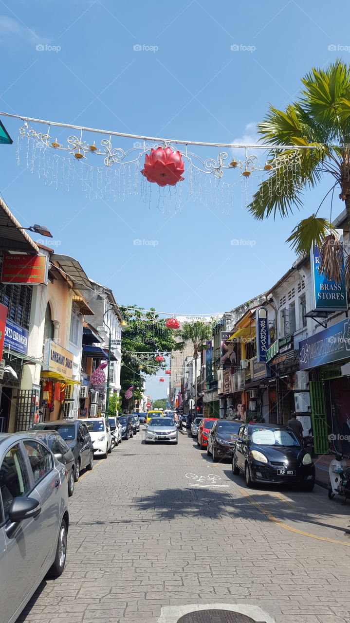 little India in George town, penang island