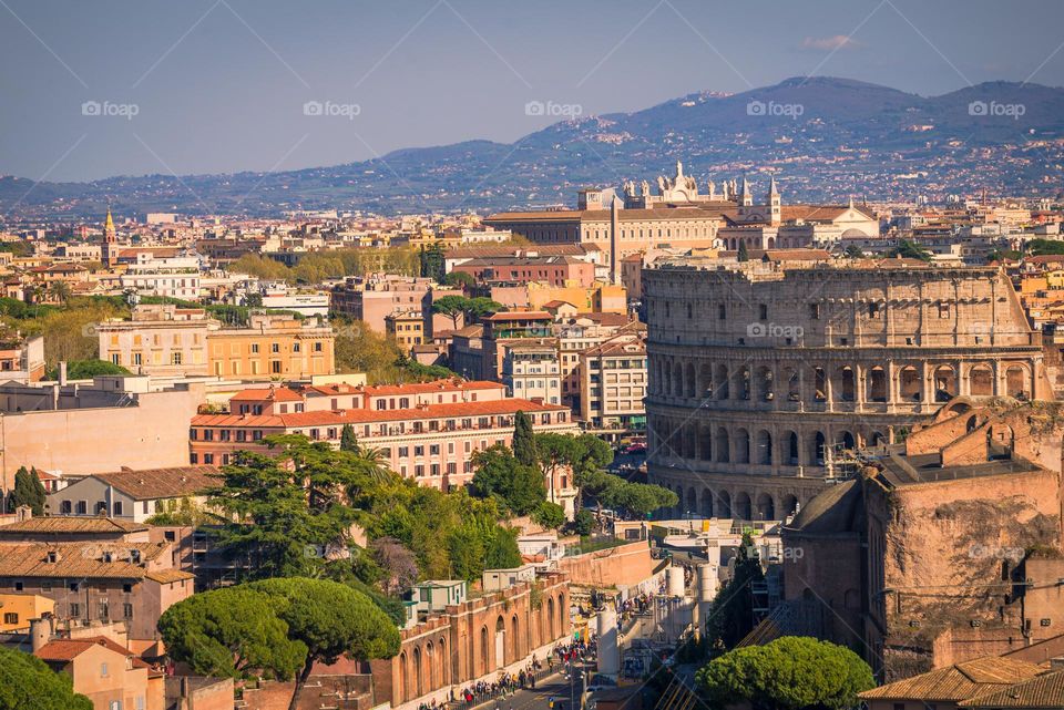 Rome's most famous amphitheater Colosseum