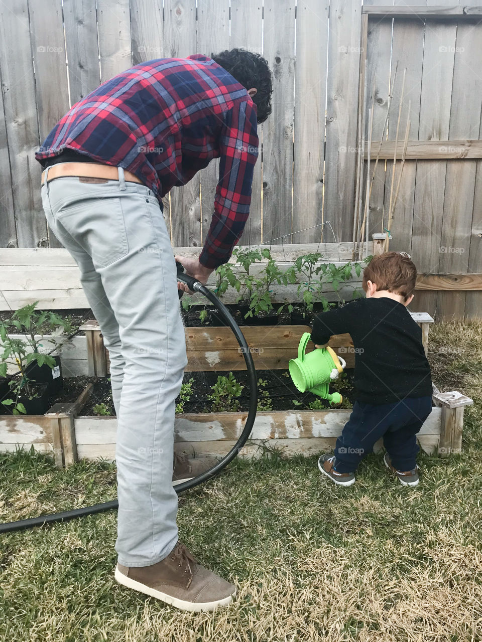 Gardening together 