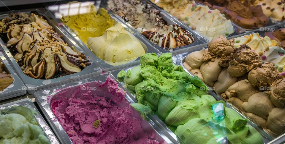 Varieties of ice cream