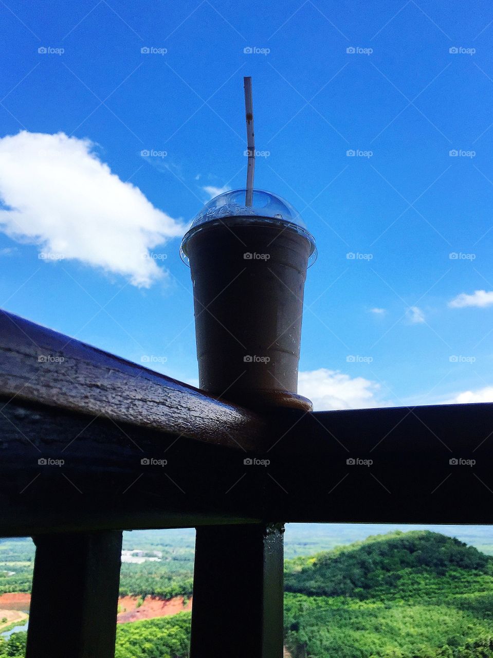 Coffee time and beautiful view