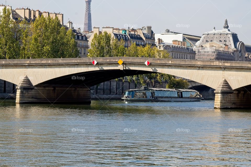 bridge over the river seine
