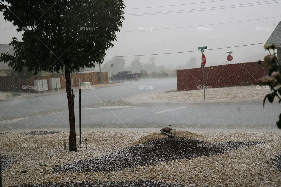 Hail storm