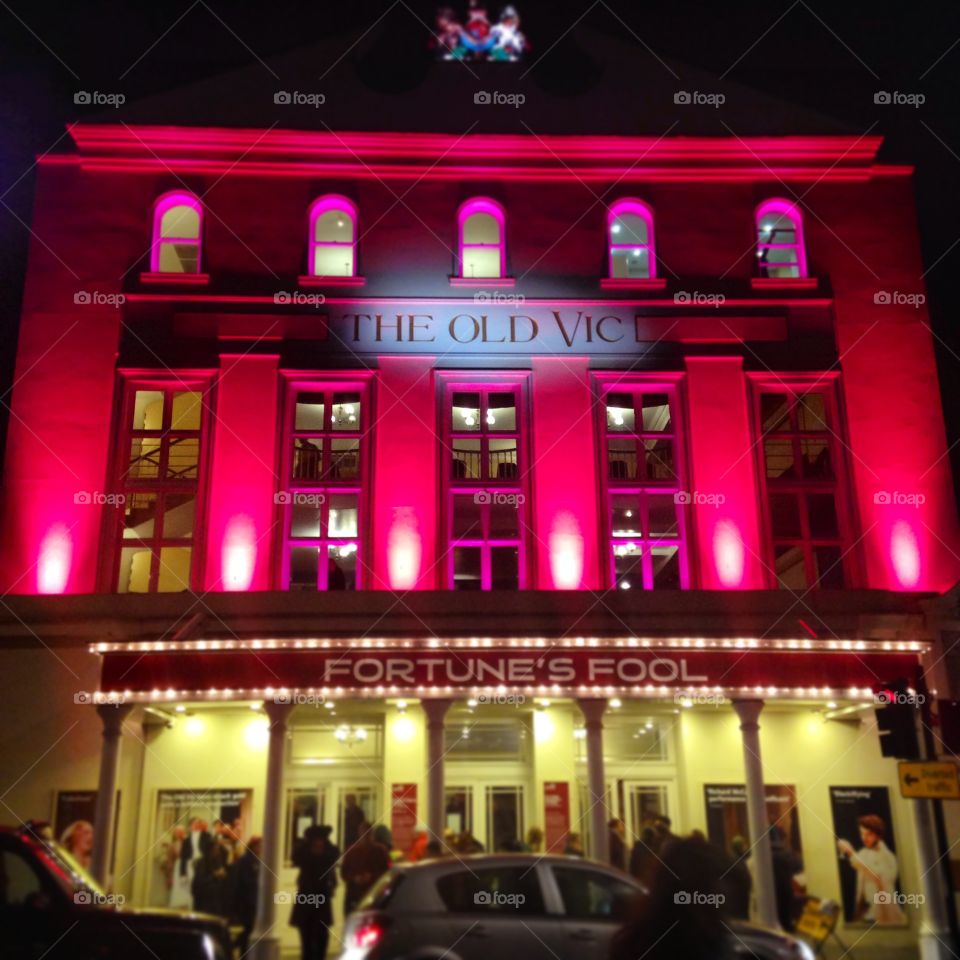 The Ol' Victoria. The Old Vic Theater in London 