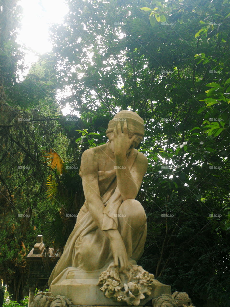 Statue, Sculpture, Art, Tree, Religion