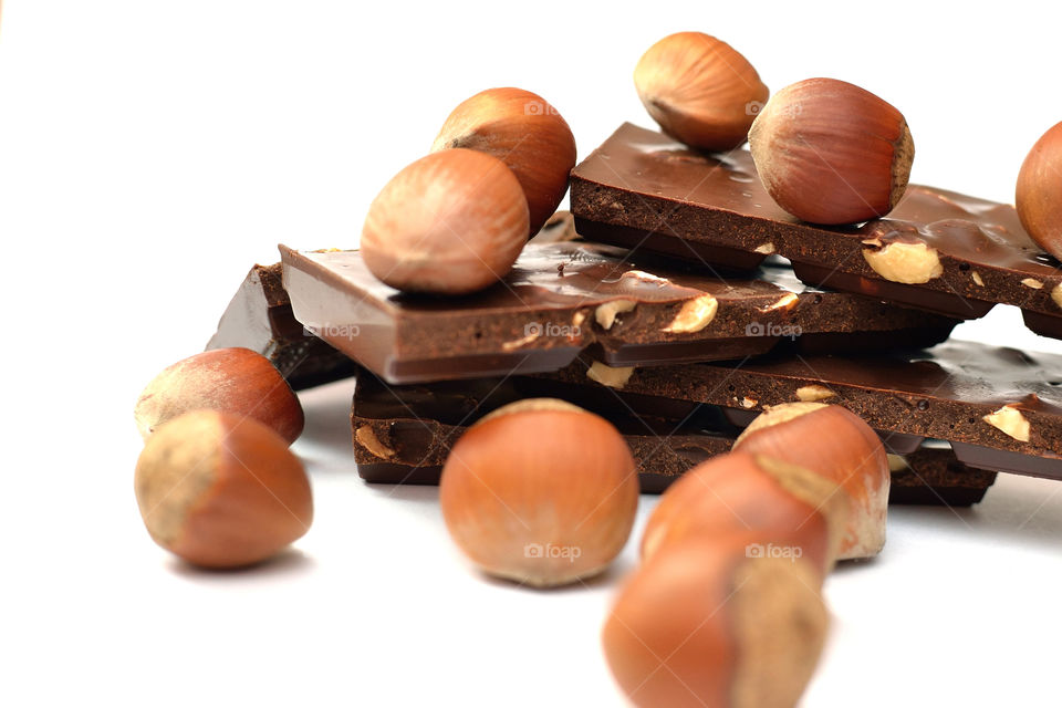 chocolate and hazelnut