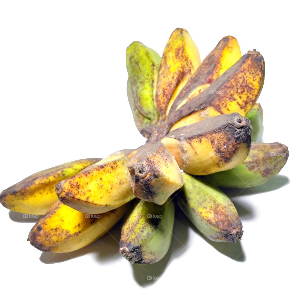 Fresh banana fruit on the table