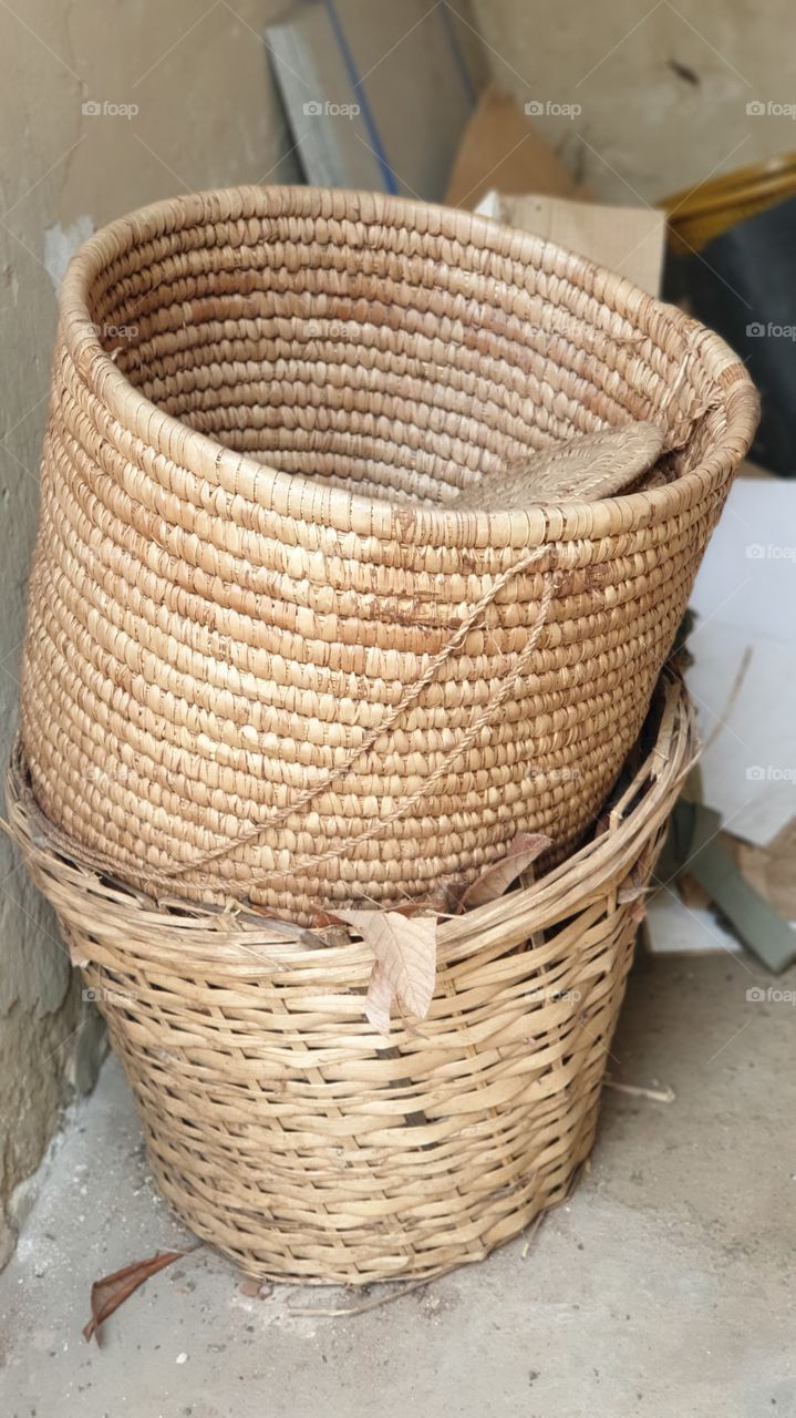 bamboo wooden  baskets