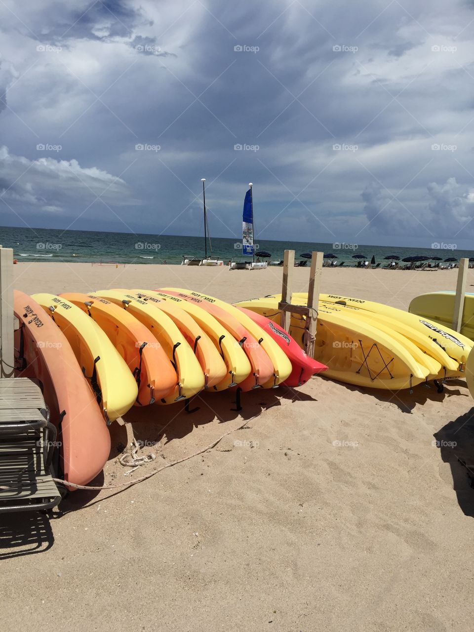 Fort Lauderdale beach kayaks