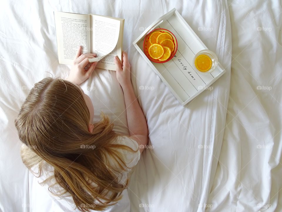 Reading in bed