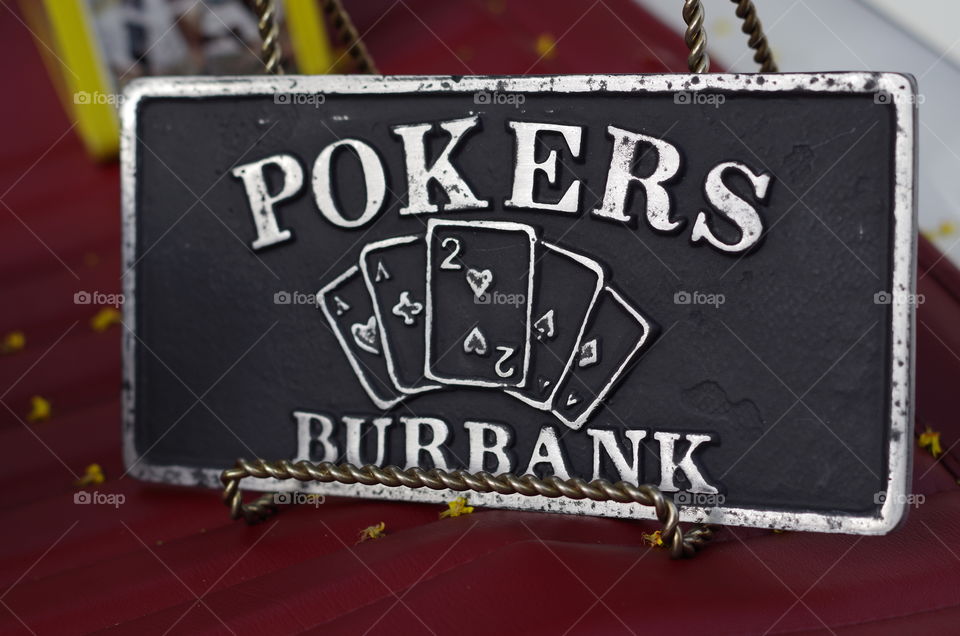 poker cards, Burbank