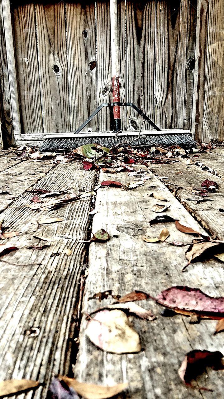 guess I should sweep these leaves up! I have played long enough 😳🤣