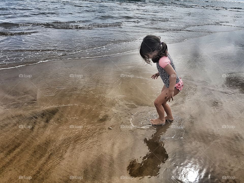 Splashing at the Beach