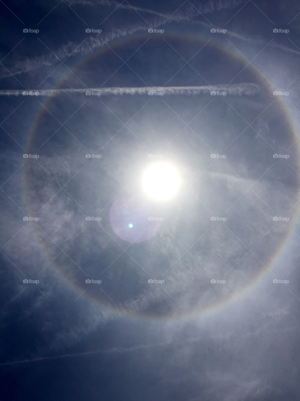 Tybee rainbow sun corona