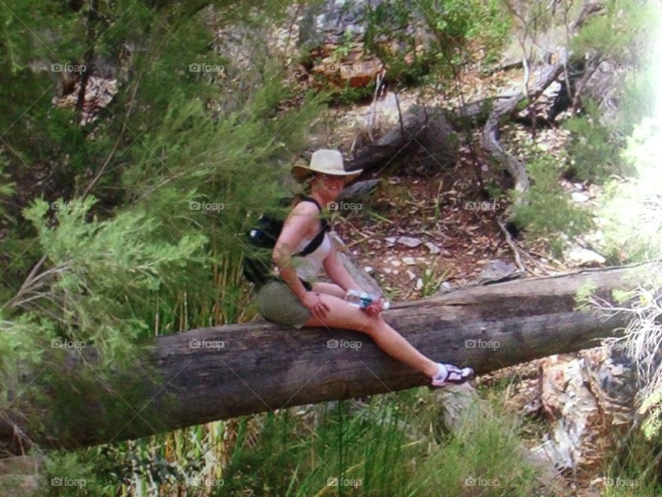 Hiking in central Australia