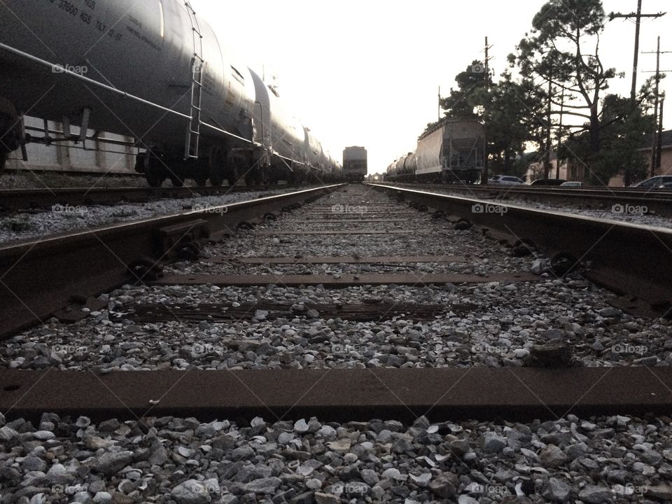 Right off the Mississippi River, I'm New Orleans, runs miles and miles of train tracks. This area runs right alone an historic area called the Bywater. 