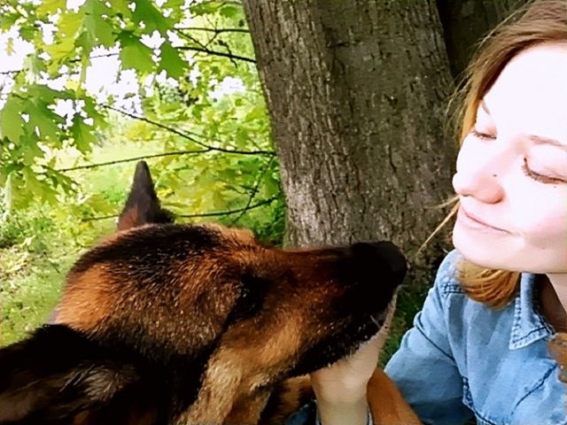 My beauty and i on the walk.