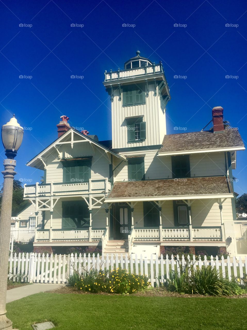 Historic Point Fermin Lighthouse in San Pedro, California 