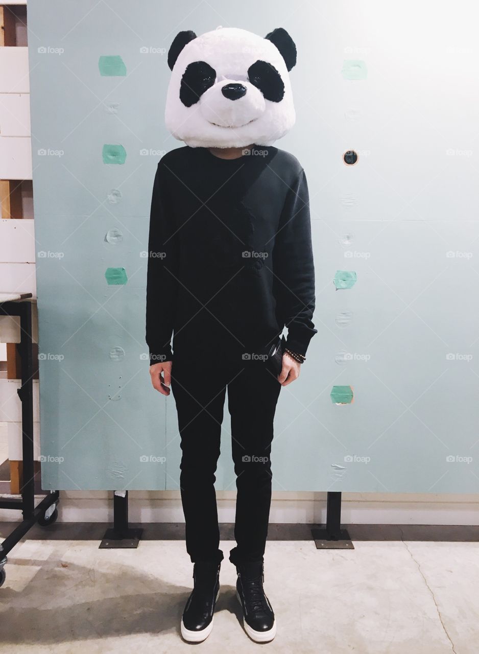 Me with panda hat