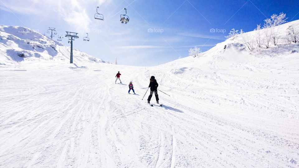 Skiing time 