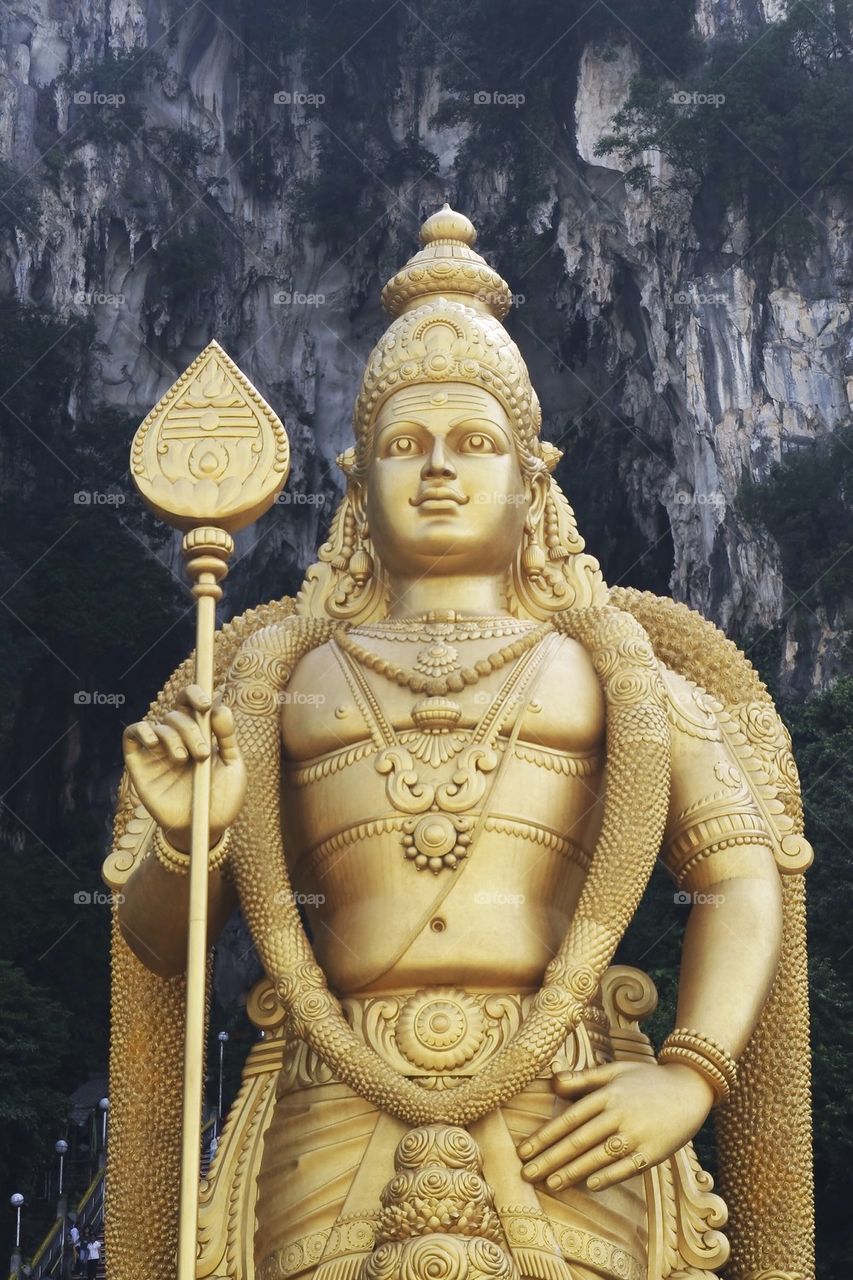 Hindu temple statue