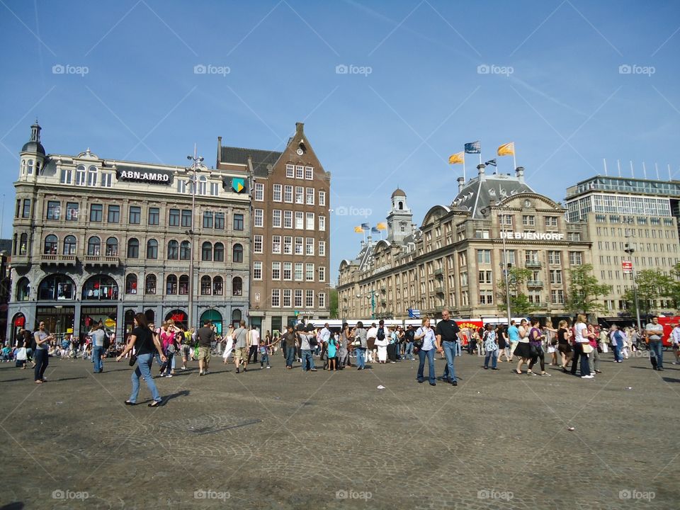 City, People, Tourism, Group, Architecture