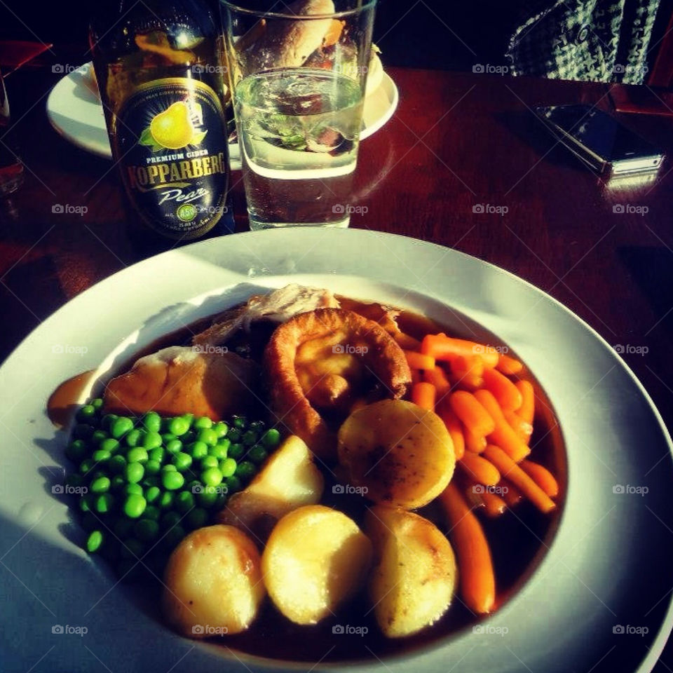 Typical English dish