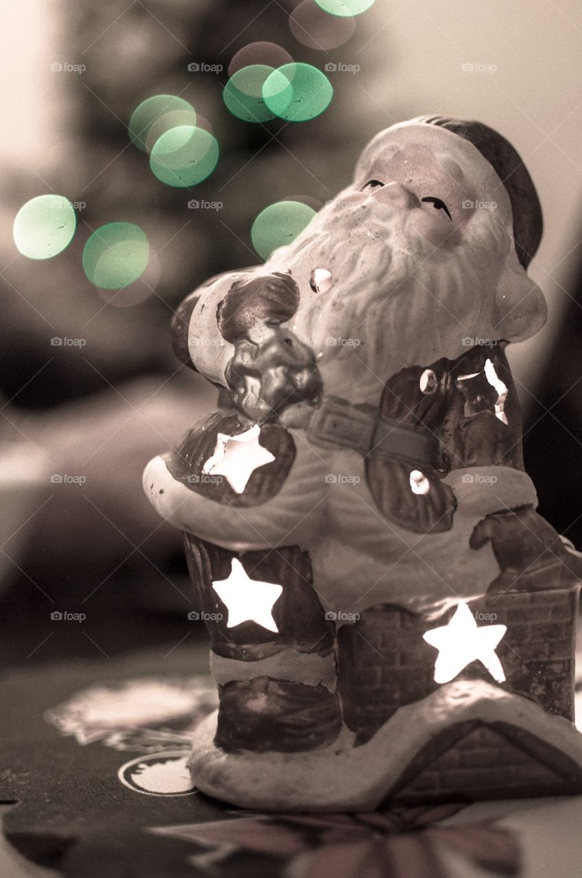 christmas lights stars bokeh by severina1