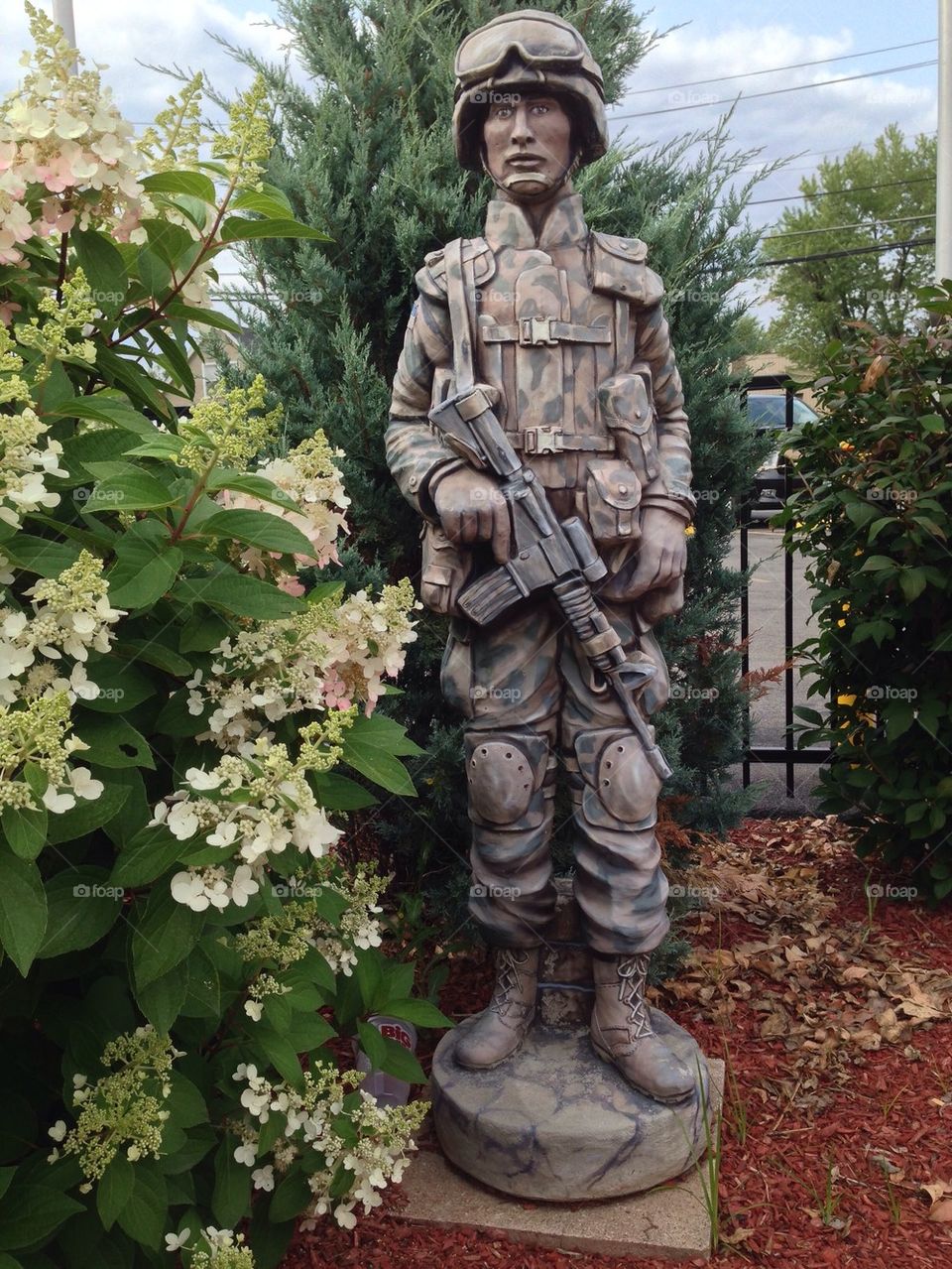 Soldier statue