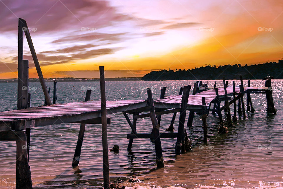 The Boardwalk At Sunrise