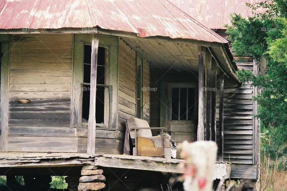 The old front porch