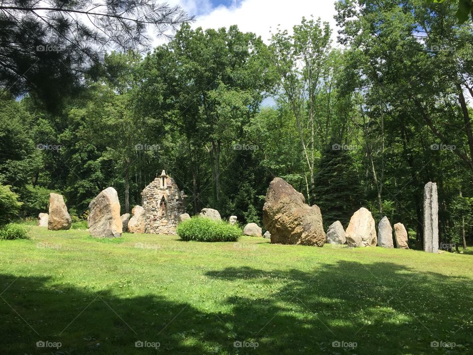 Ancient circle of megaliths 
