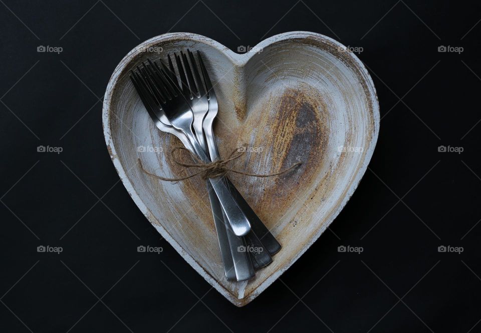 beautiful and stylish set of forks, beauty is in simplicity