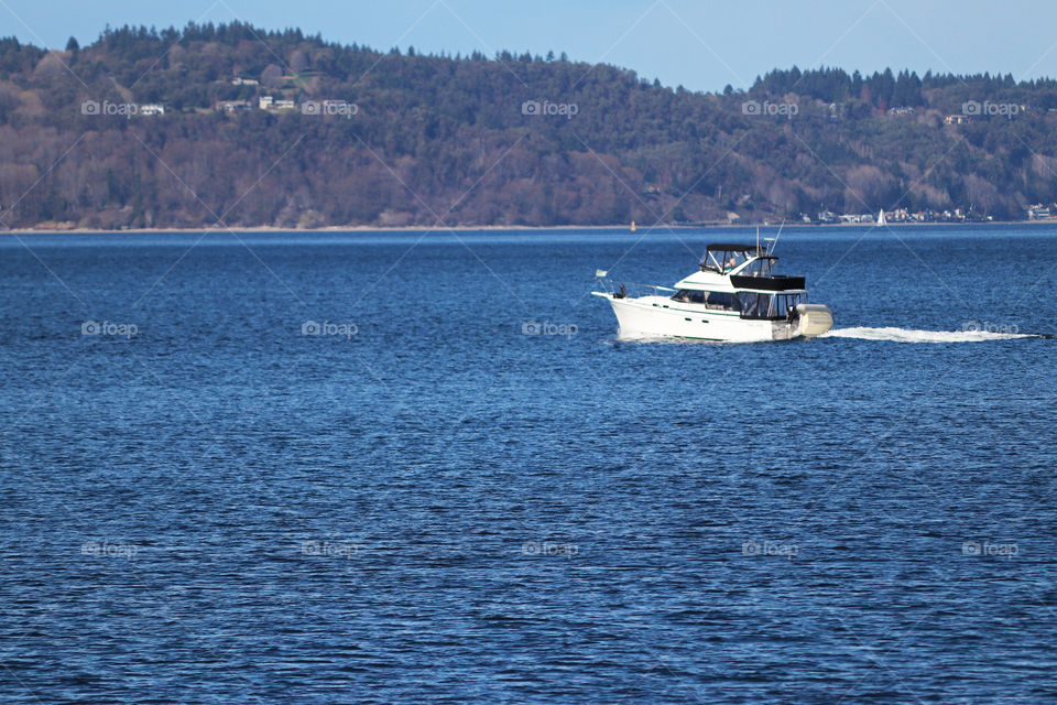 Motorboats on the water