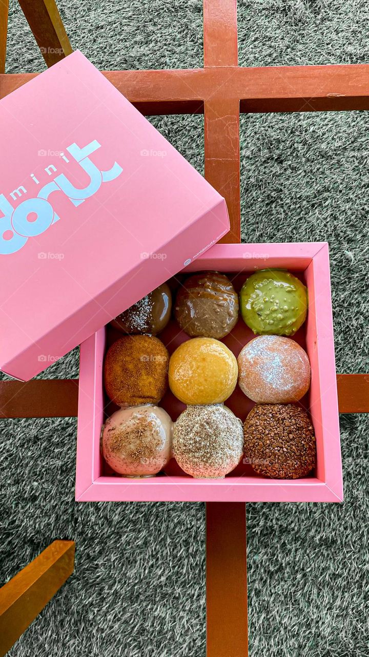 Donuts with different colors
