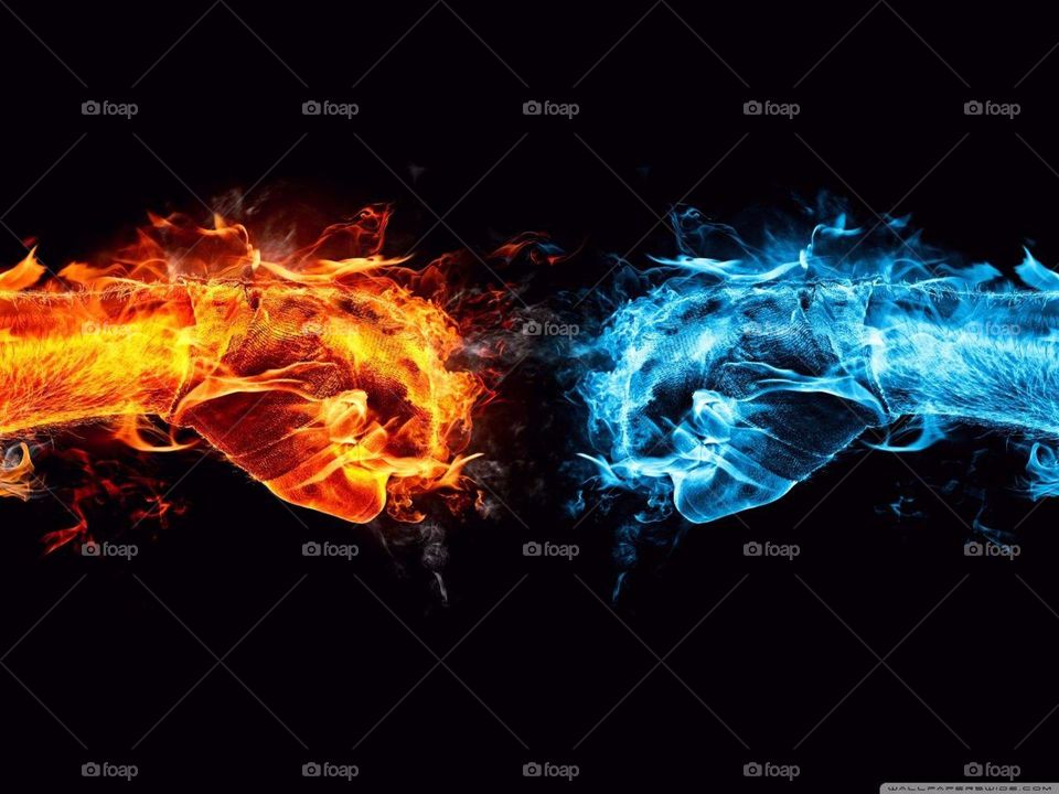 Two different types of colours