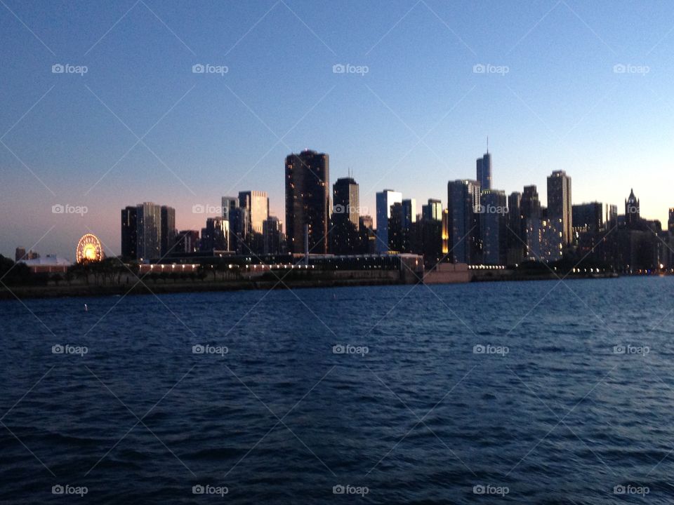 Chicago/Navy Pier skyline
